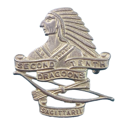 WW2 Canadian 2nd 10th Dragoons Cap Badge