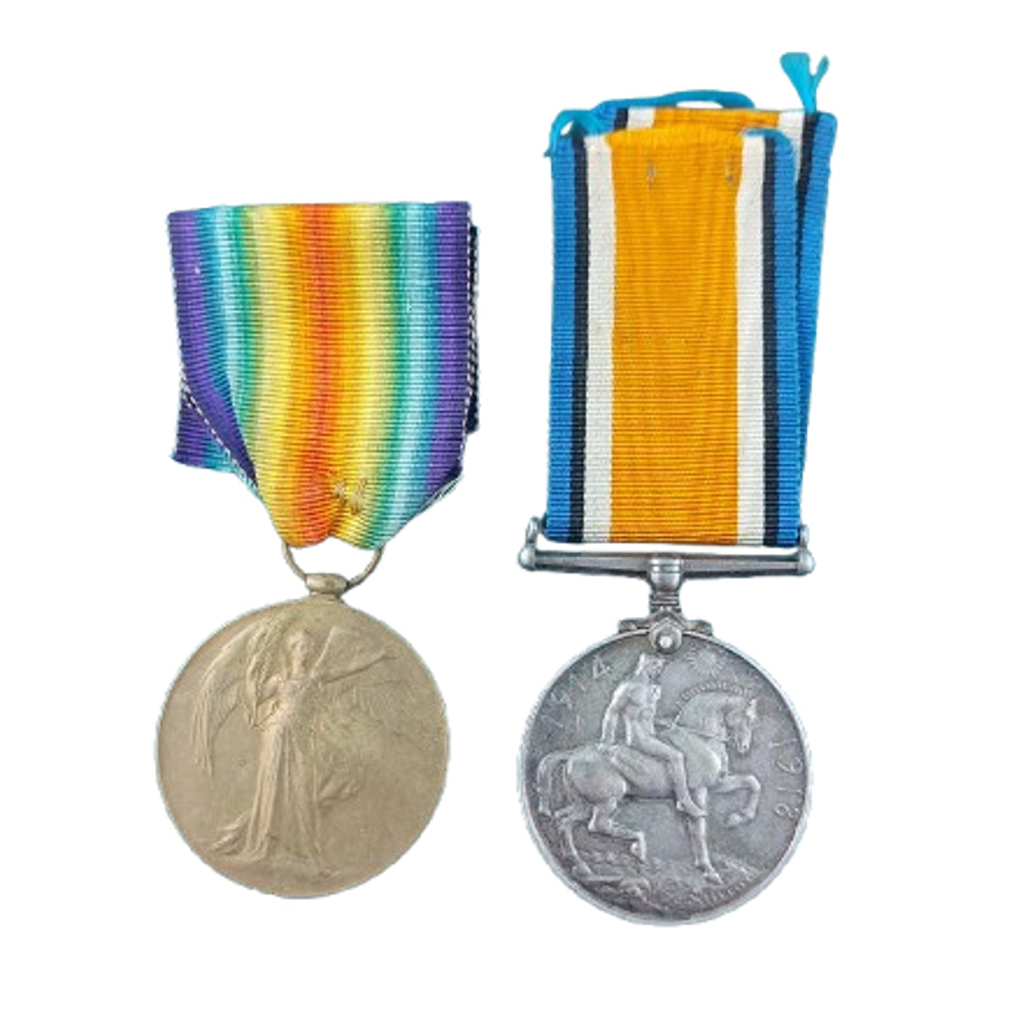 WW1 British BEF Medal Pair