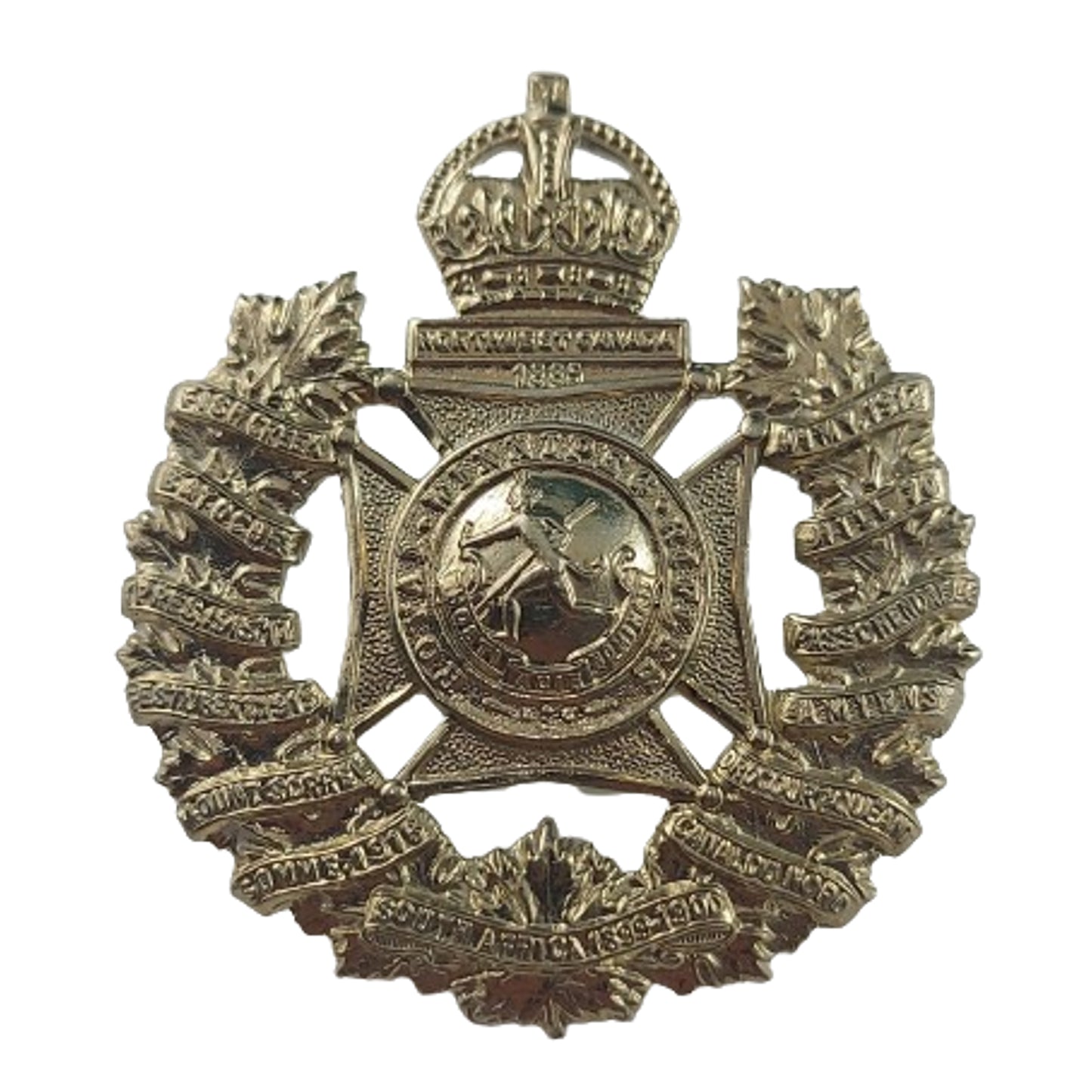 WW2 Canadian Royal Winnipeg Rifles Cap Badge