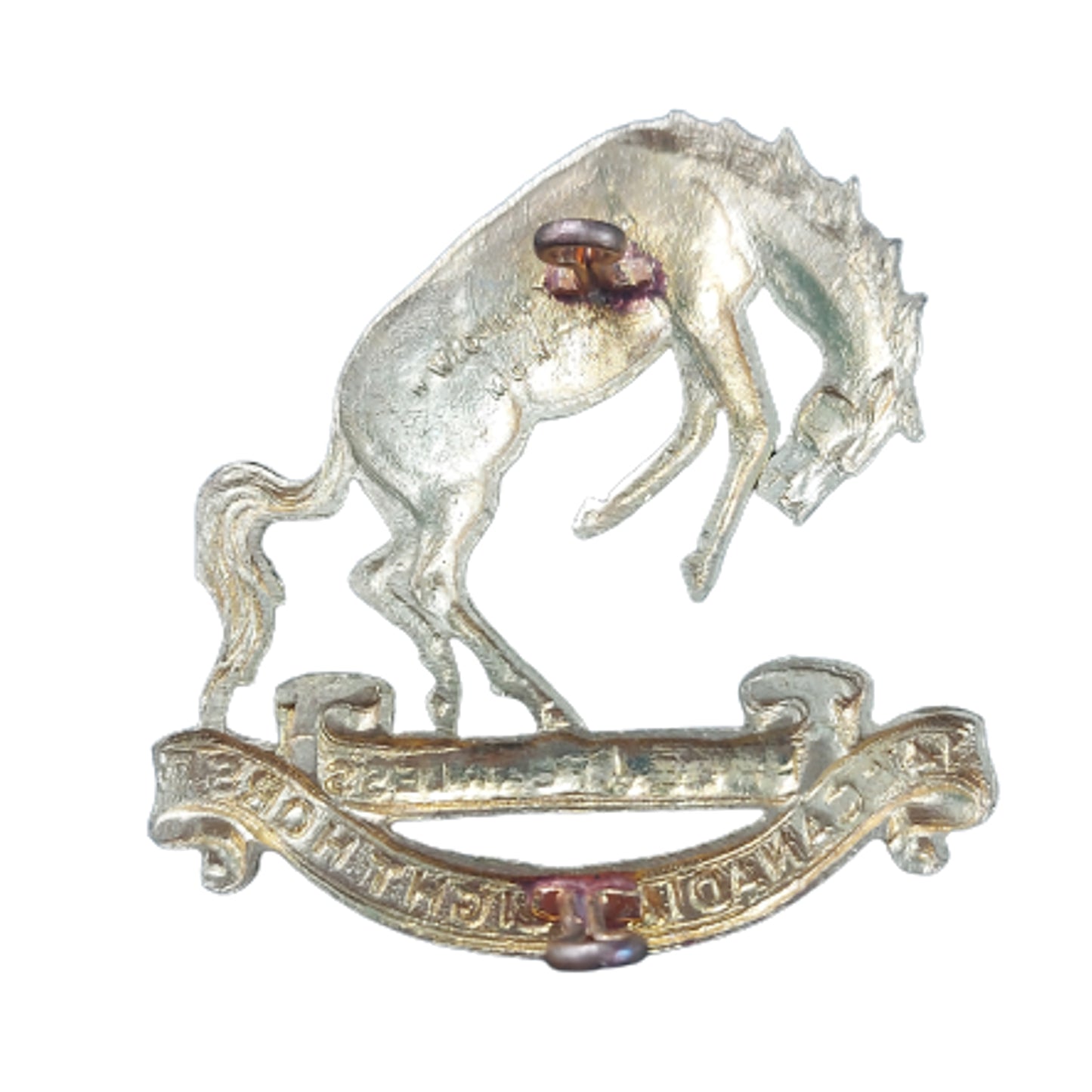 WW2 14th Canadian Light Horse Cap Badge -Scully Montreal