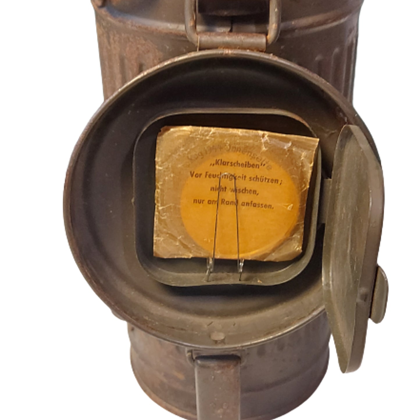 Named Service Numbered WW2 German M38 Gas Mask In Cannister 1940