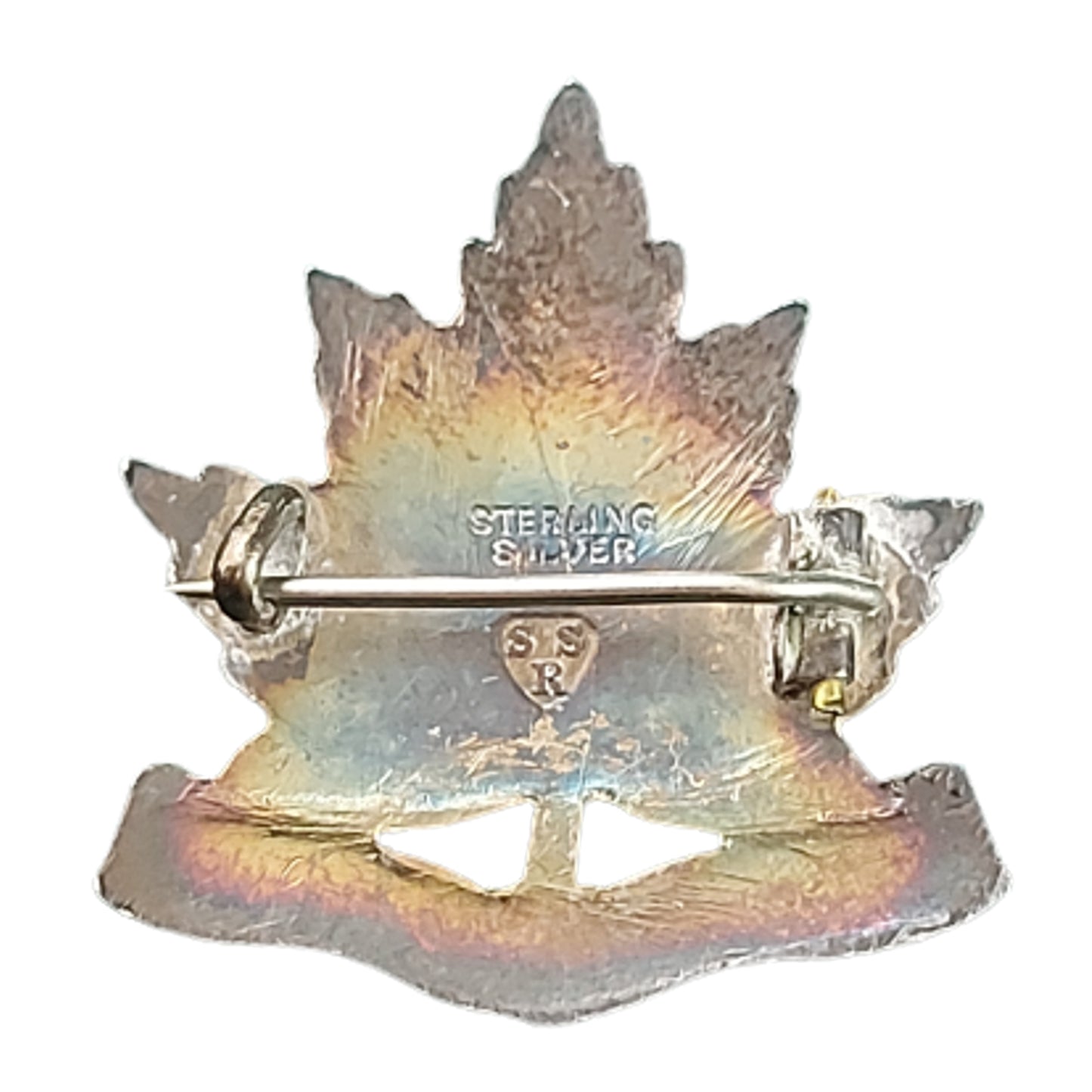 WW1 Canadian 120th Battalion Sterling Silver Sweetheart Pin -Hamilton Ontario