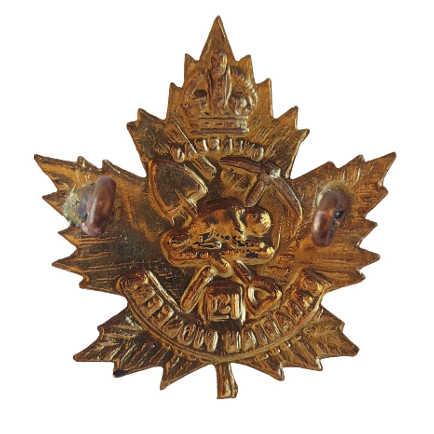 WW1 1st Canadian pioneers Cap Badge -Victoria B.C.