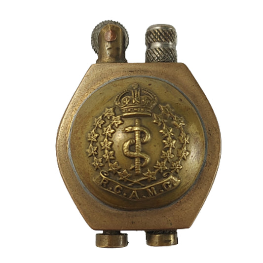 WW2 RCAMC Royal Canadian Army Medical Corps "Trench Art" Lighter