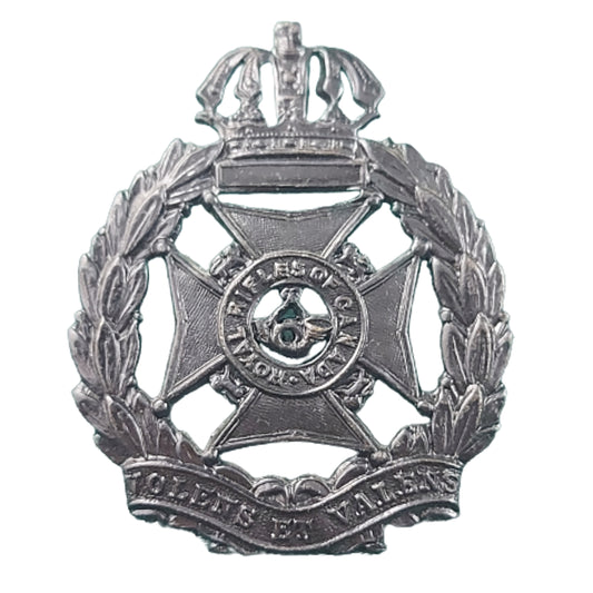 WW2 Canadian Royal Rifles Of Canada Cap Badge