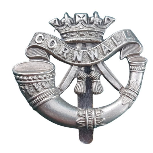 WW2 British Cornwall Regiment Cap Badge