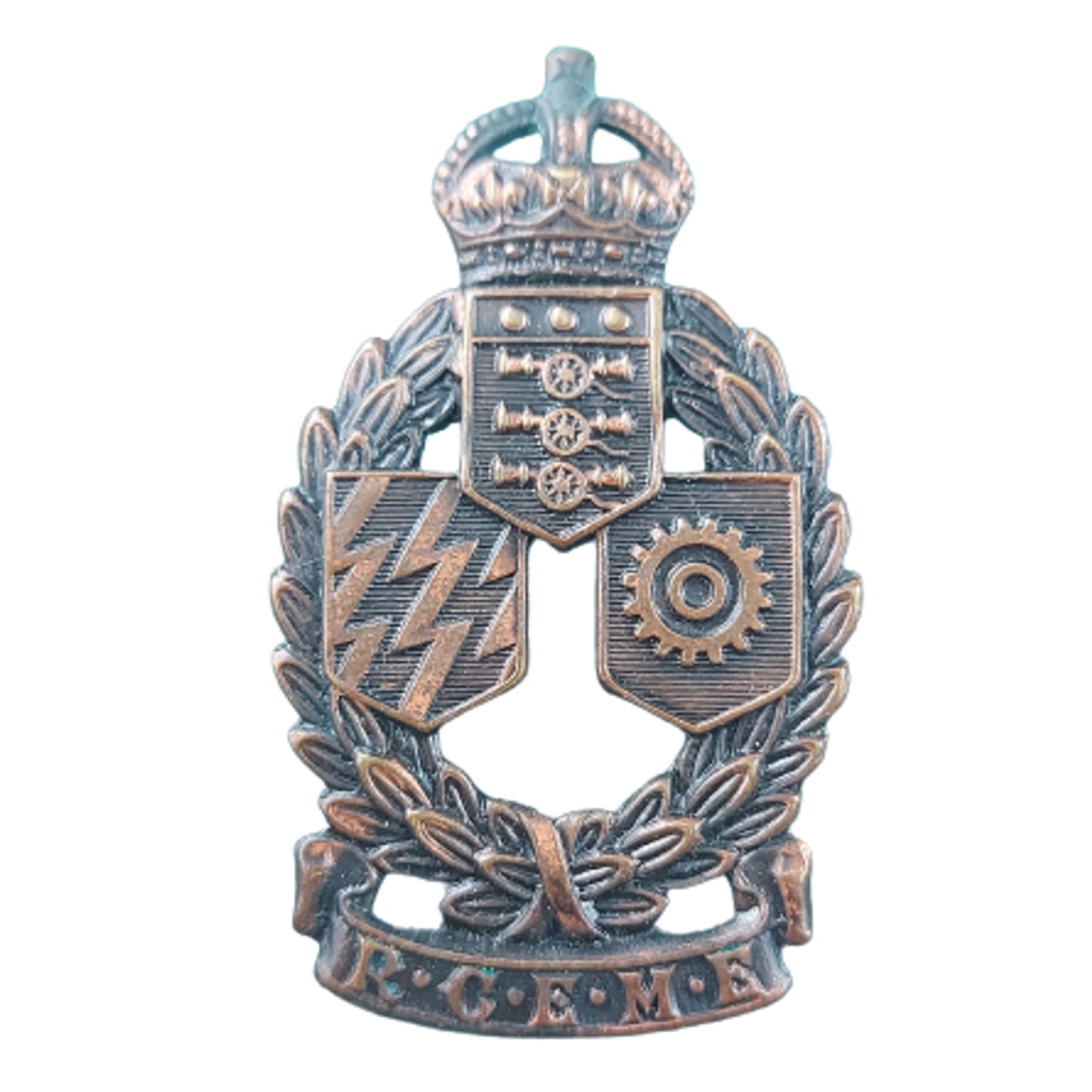 WW2 RCEME Royal Canadian Electrical Mechanical Engineers Cap Badge ...
