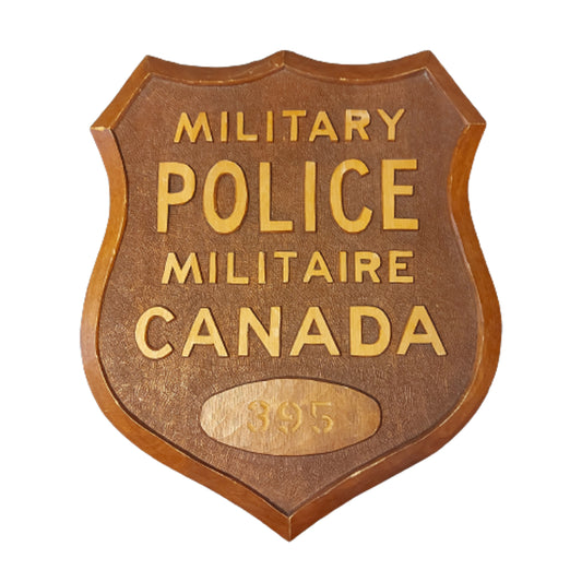 Post WW2 Canadian Military Police Wall Plaque