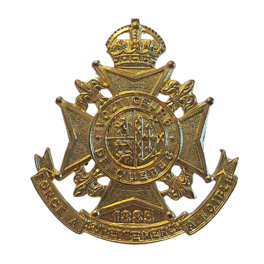 WW2 Canadian Voltiguers De Quebec Cap Badge
