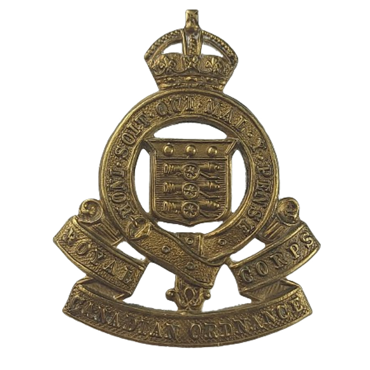 WW2 Canadian RCOC Royal Canadian Ordnance Corps Cap Badge – Canadian ...