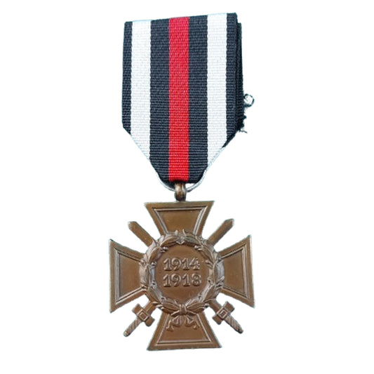 WW1 German Combatant's Cross Of Honor Medal 1914-1918