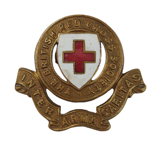 WW2 British Red Cross Society Cap Badge