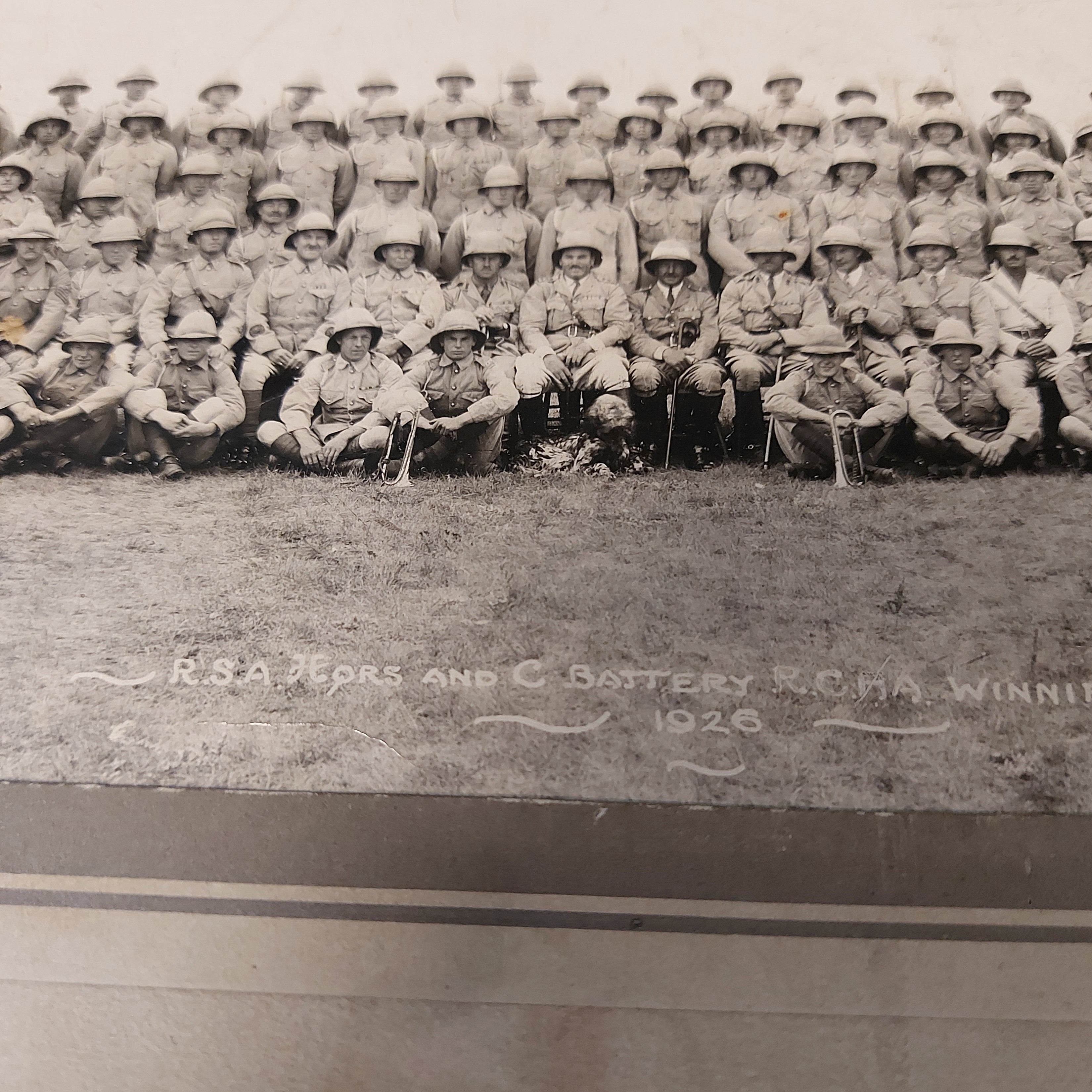 Pre-WW2 1926 RCHA Royal Canadian Horse Artillery Unit Photo – Canadian ...