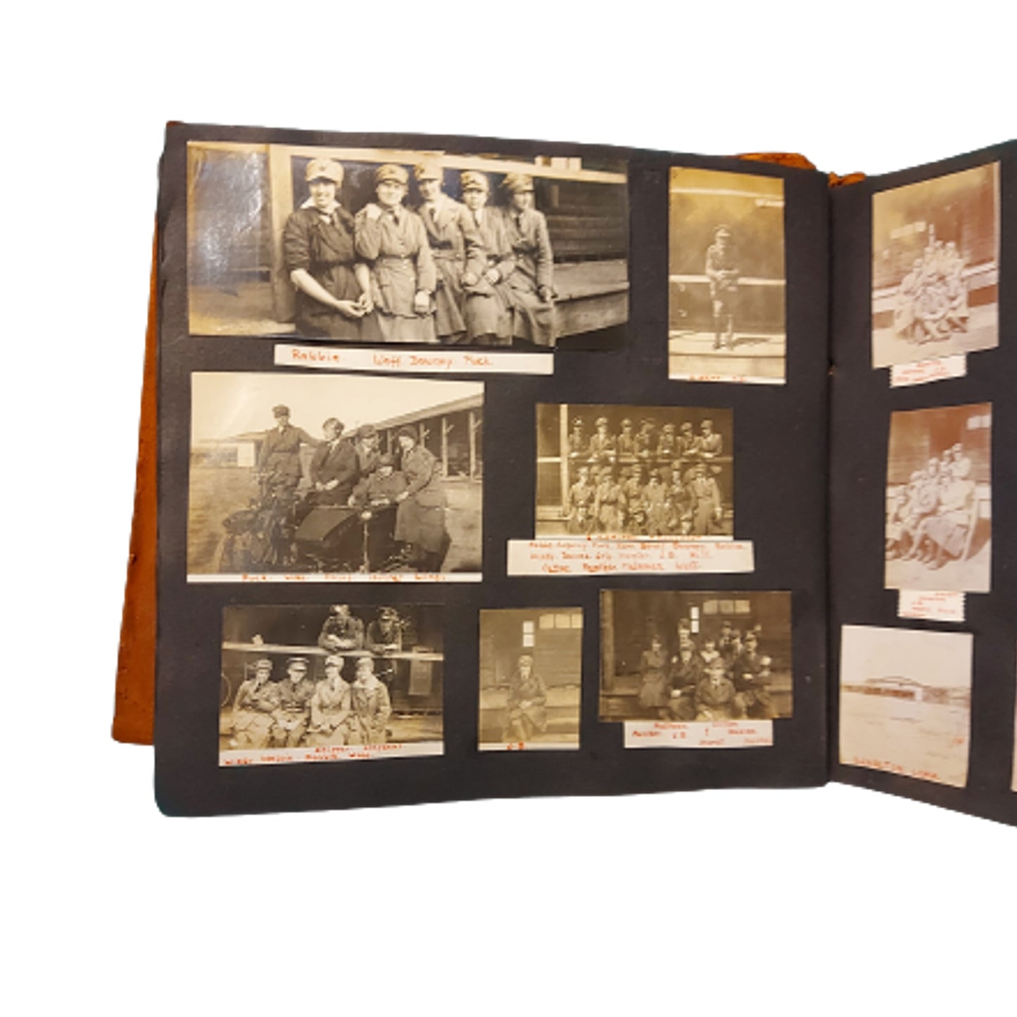 WW1 Canadian Photo Album -Infantry Air Force Nurses Cavalry