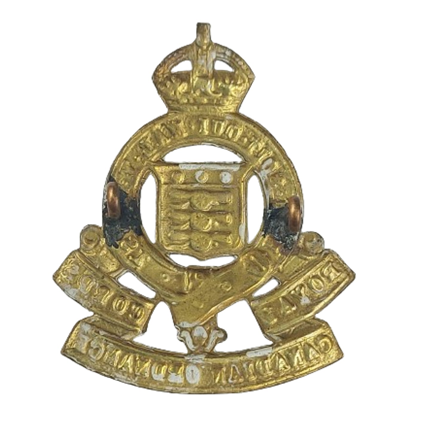 WW2 Canadian RCOC Royal Canadian Ordnance Corps Cap Badge