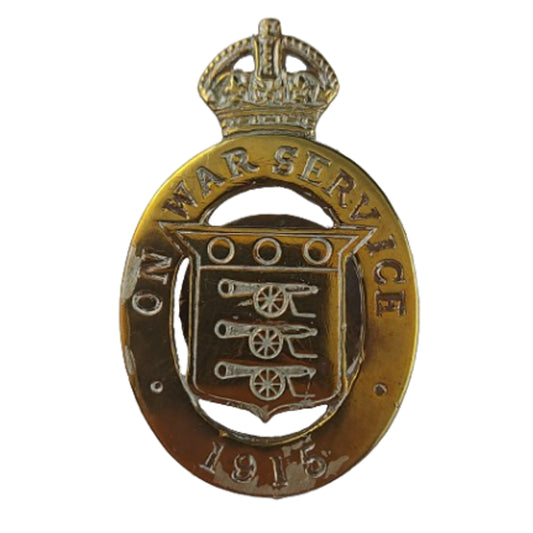 WW1 British On War Service 1915 Badge