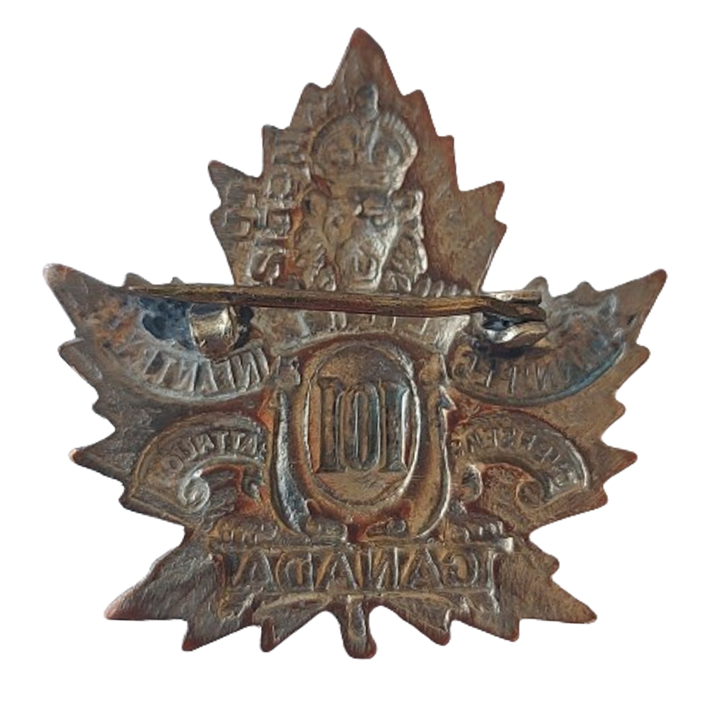 WW2 Canadian 101st Battalion Sweetheart Badge -Winnipeg Manitoba