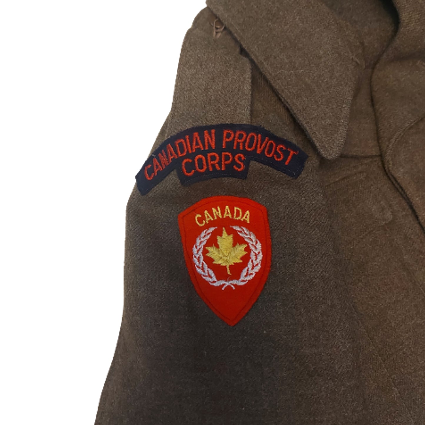 Korean War Canadian Provost Corps 25th Infantry Brigade Commonwealth BD Battle Dress Tunic 1953