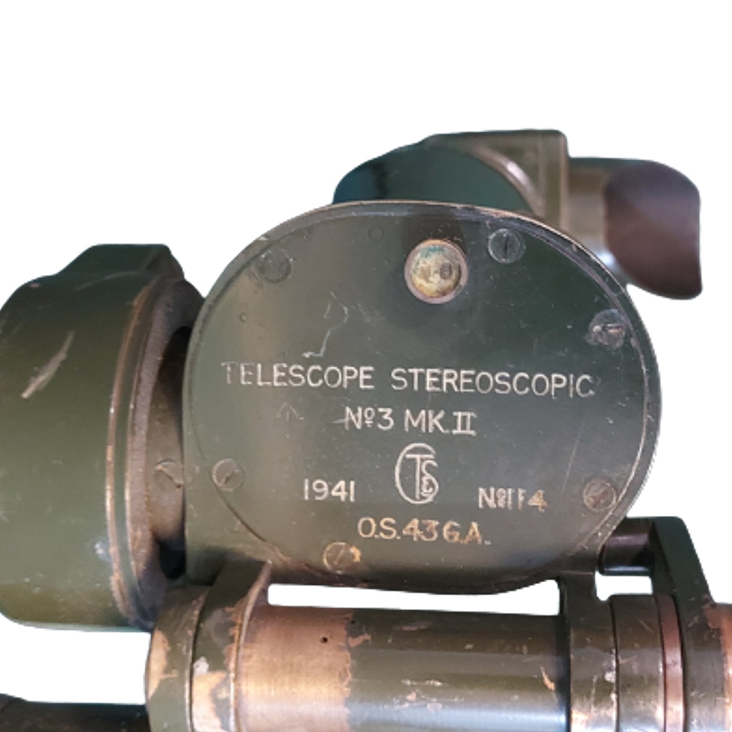 WW2 Canadian No.3 Mk.II Telescope Stereoscopic Binoculars (Rabbit Ears) 1941