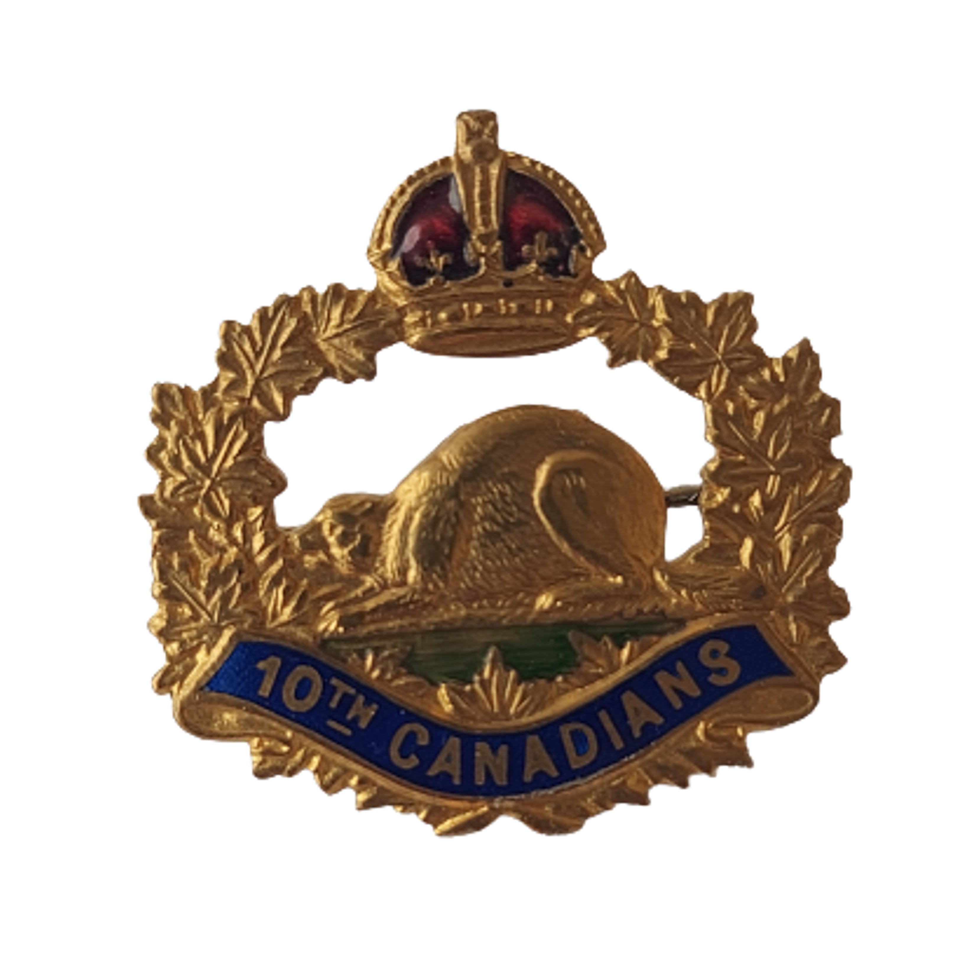 WW1 Canadian CEF 10th Battalion Sweetheart Badge -Calgary Alberta ...