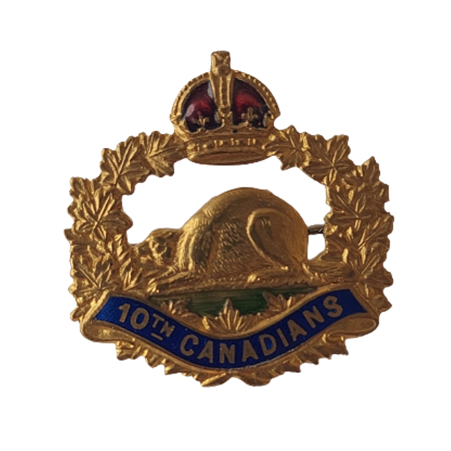 WW1 Canadian CEF 10th Battalion Sweetheart Badge -Calgary Alberta