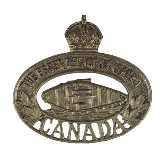 WW2 Canadian The Essex Regiment Tank Cap Badge