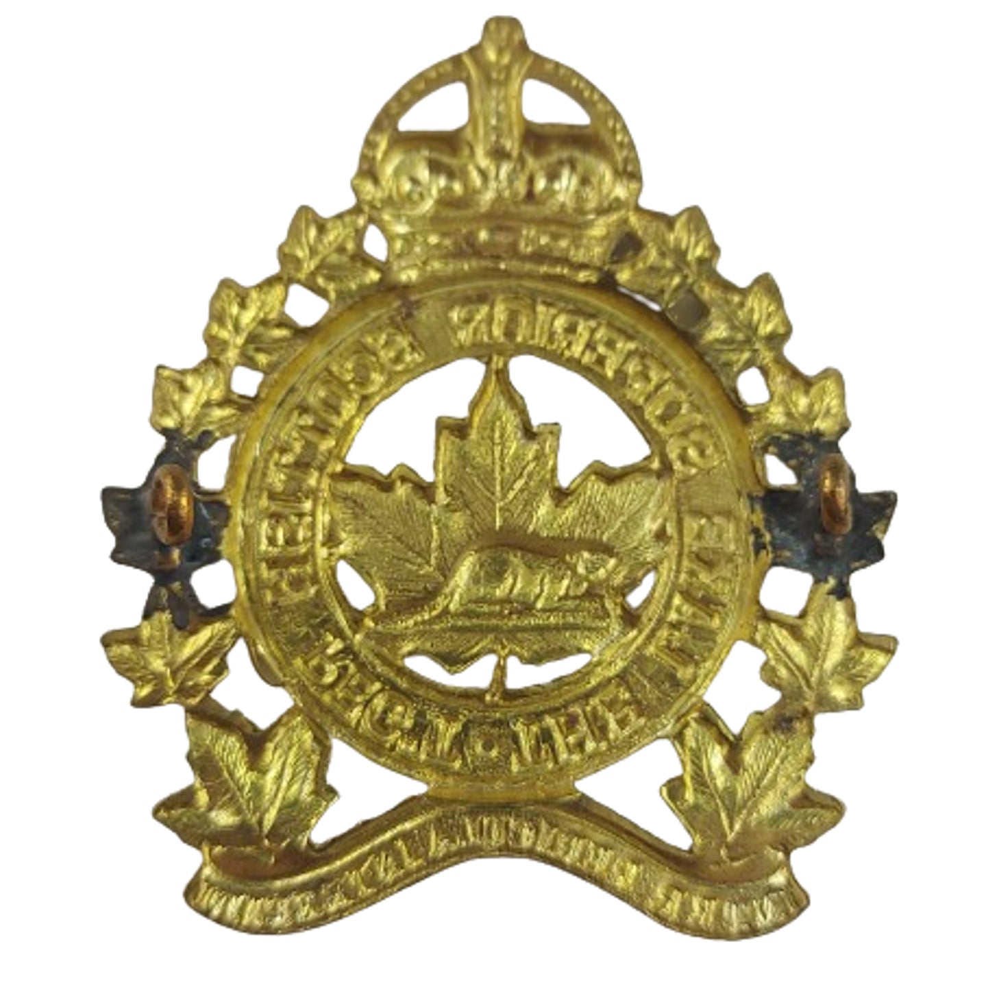 WW2 Canadian Lake Superior Scottish Regiment Cap Badge