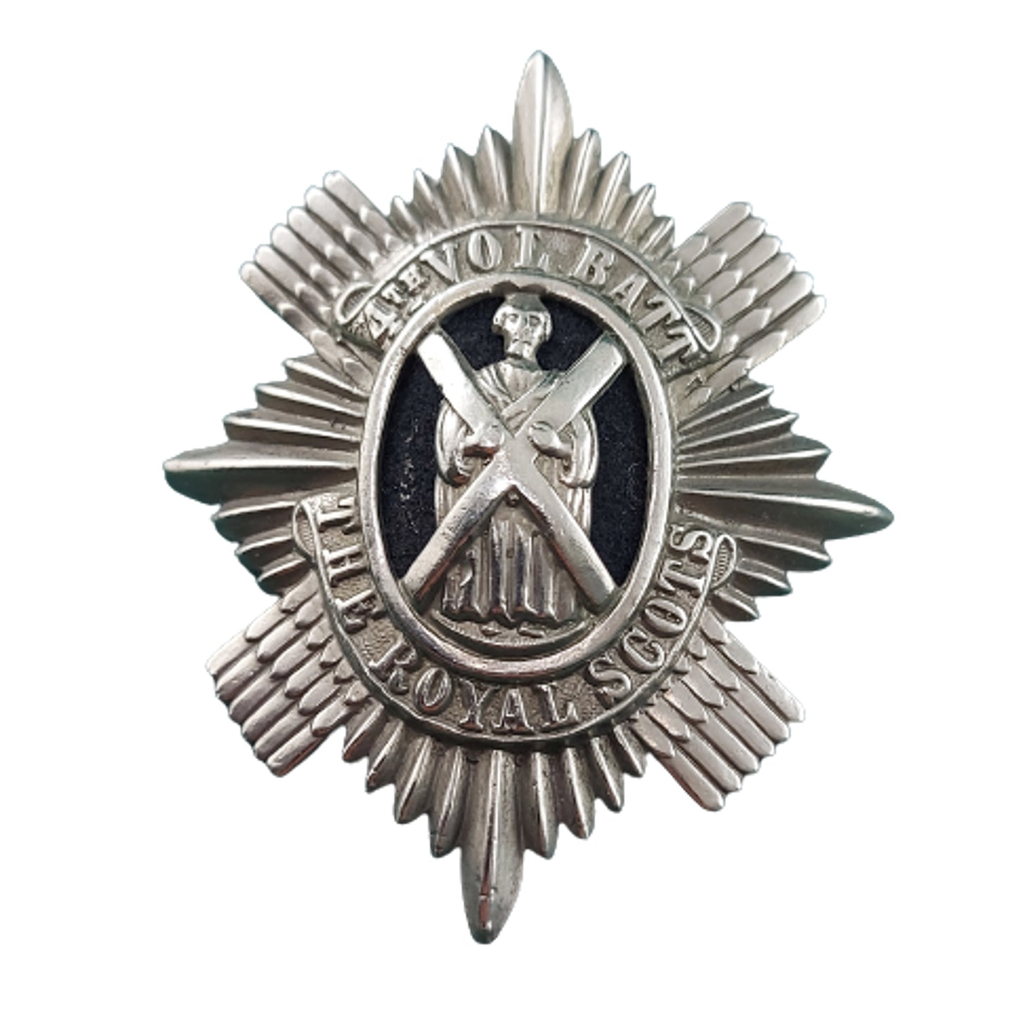 WW1 British 4th Devon Battalion The Royal Scots Cap Badge