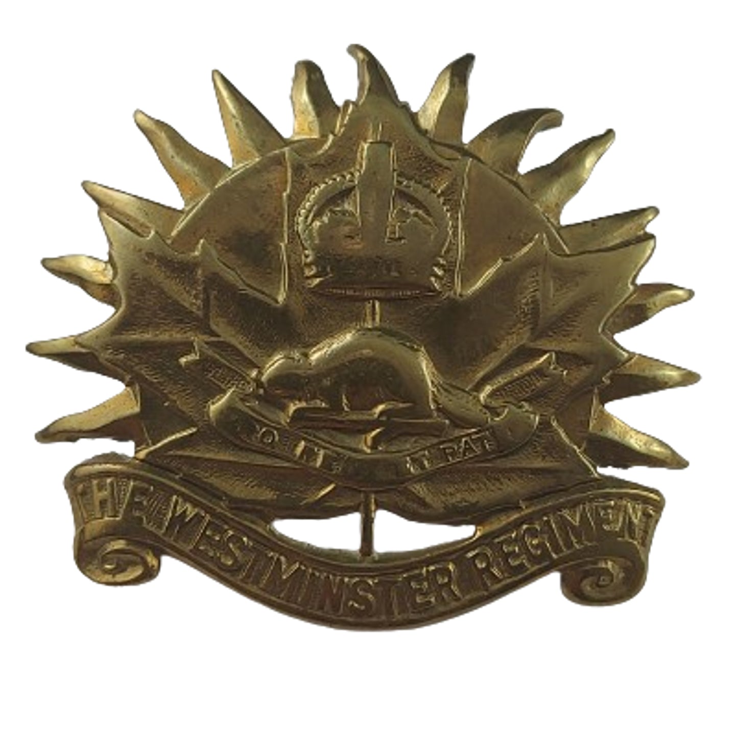 WW2 Canadian The Westminster Regiment Cap Badge