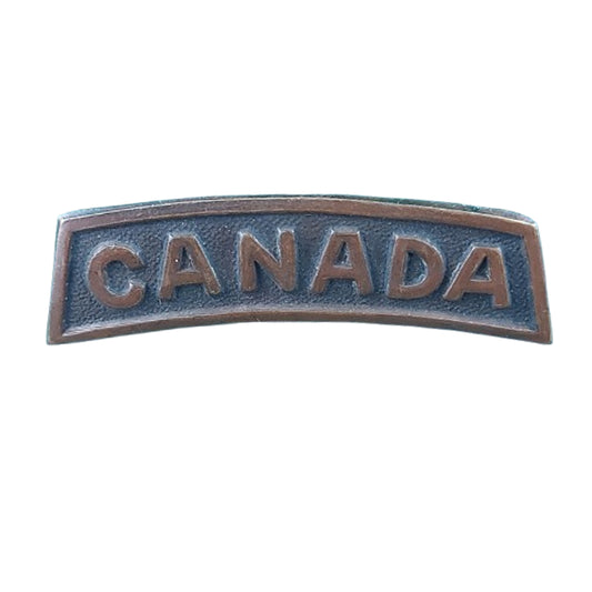 WW1 Canadian CANADA Shoulder title Ellis 1914