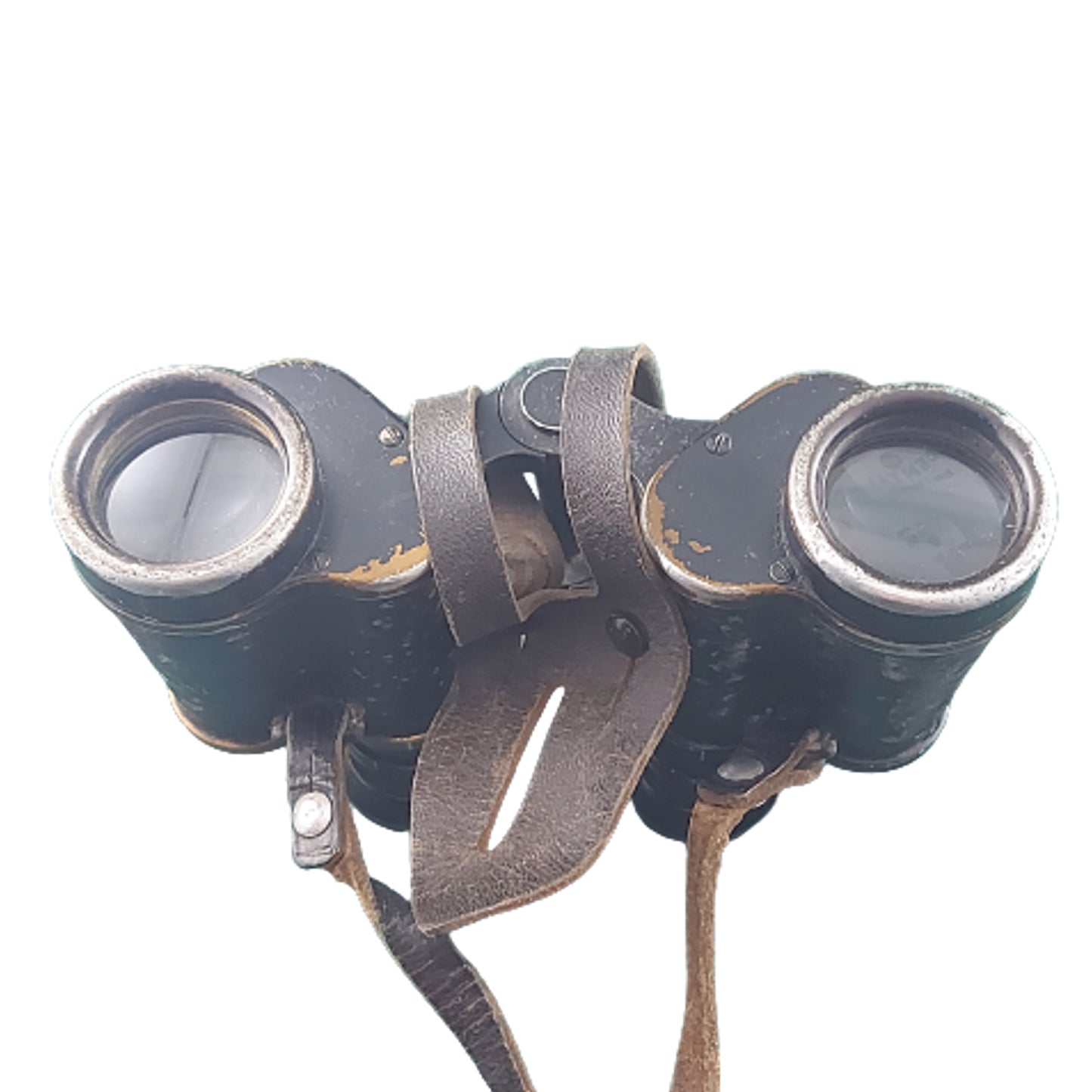 WW2 German Army Field Binoculars In Bakalite Case -Swarovski