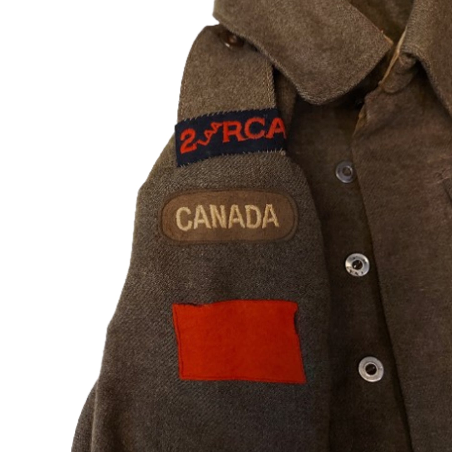 WW2 Canadian 2 LAA RCA Royal Canadian Artillery Dispatch Riders BD Battle Dress Tunic