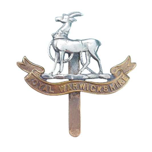 WW2 British Royal Warwickshire Regiment Cap Badge