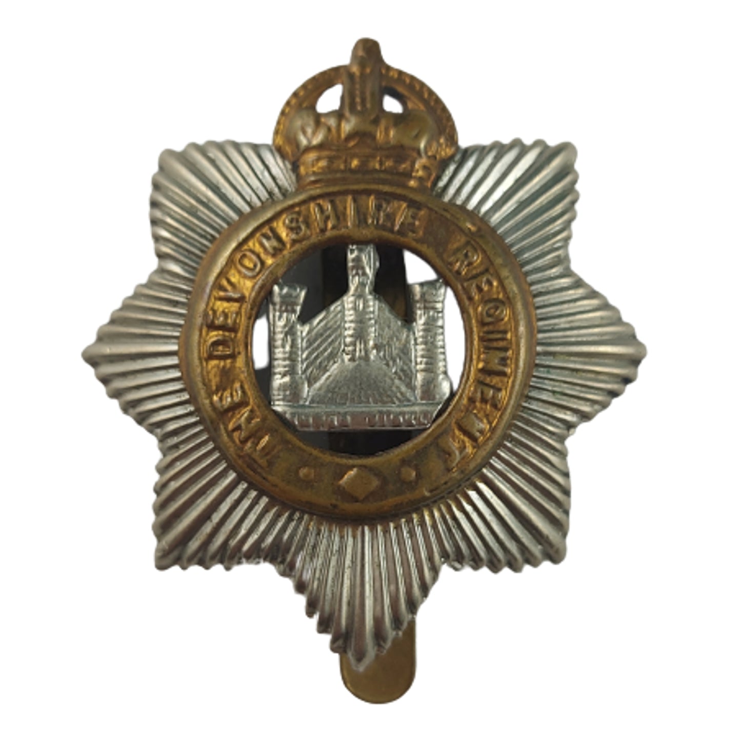 WW1 British Devonshire Regiment Cap Badge