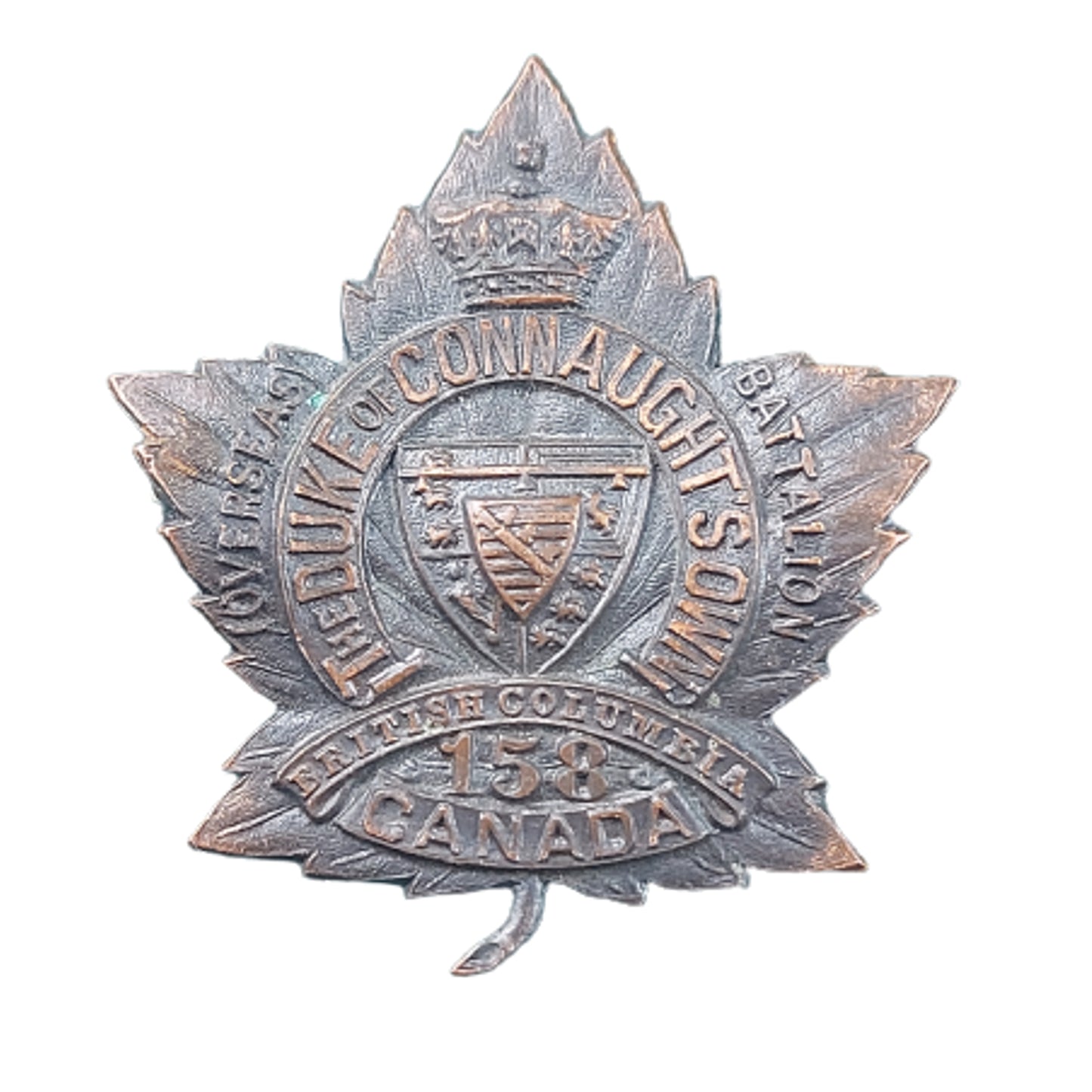 WW1 Canadian 158th Battalion Collar Badge -Vancouver, British Columbia