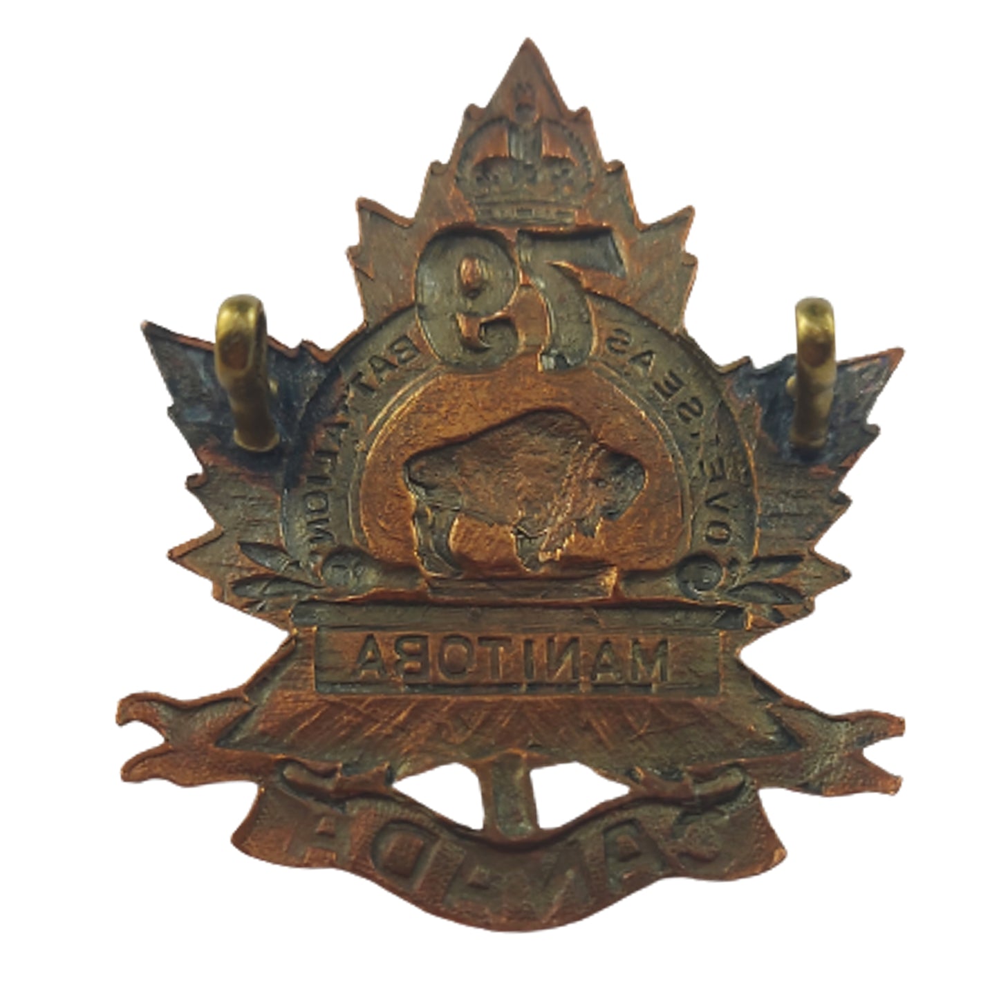 WW1 Canadian 79th Battalion Cap Badge -Brandon Manitoba