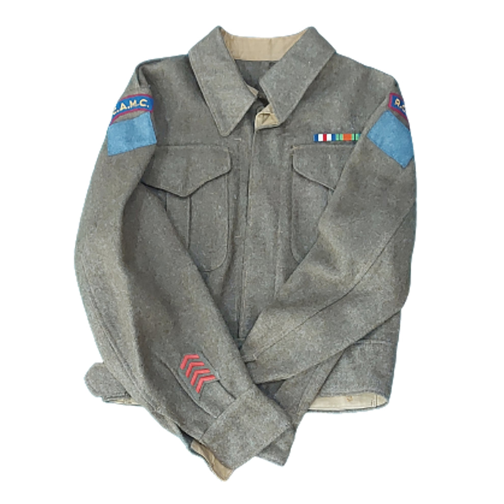 WW2 Canadian BD Battle Dress Tunic -RCAMC Royal Canadian Army Medical ...