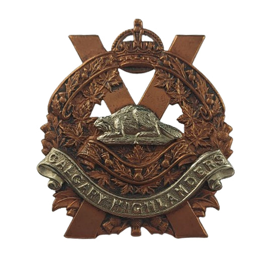 WW2 Canadian Calgary Highlanders Cap Badge