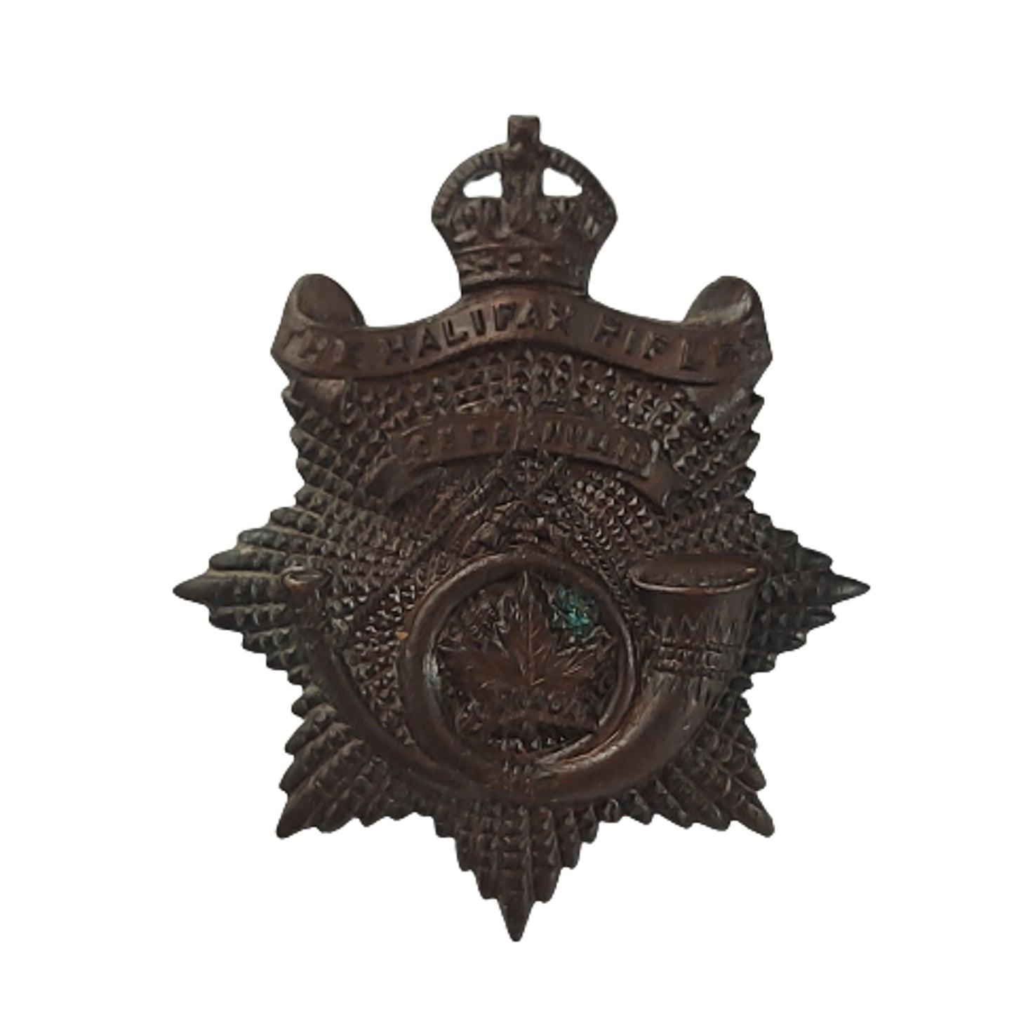 WW2 Canadian Halifax Rifles Collar Badge