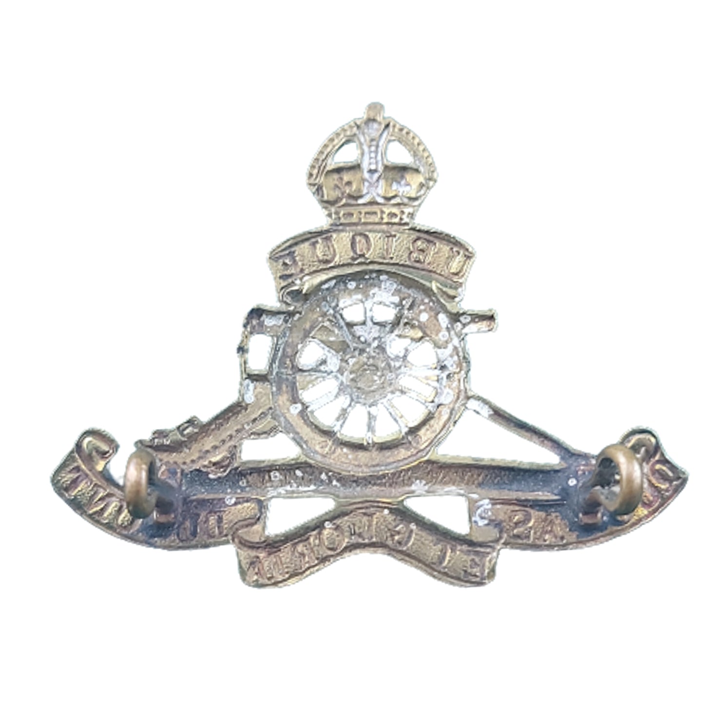 WW2 RCA Royal Canadian Artillery Collar Badge