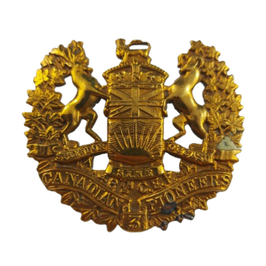 WW1 Canadian 3rd Pioneers Cap Badge -British Columbia