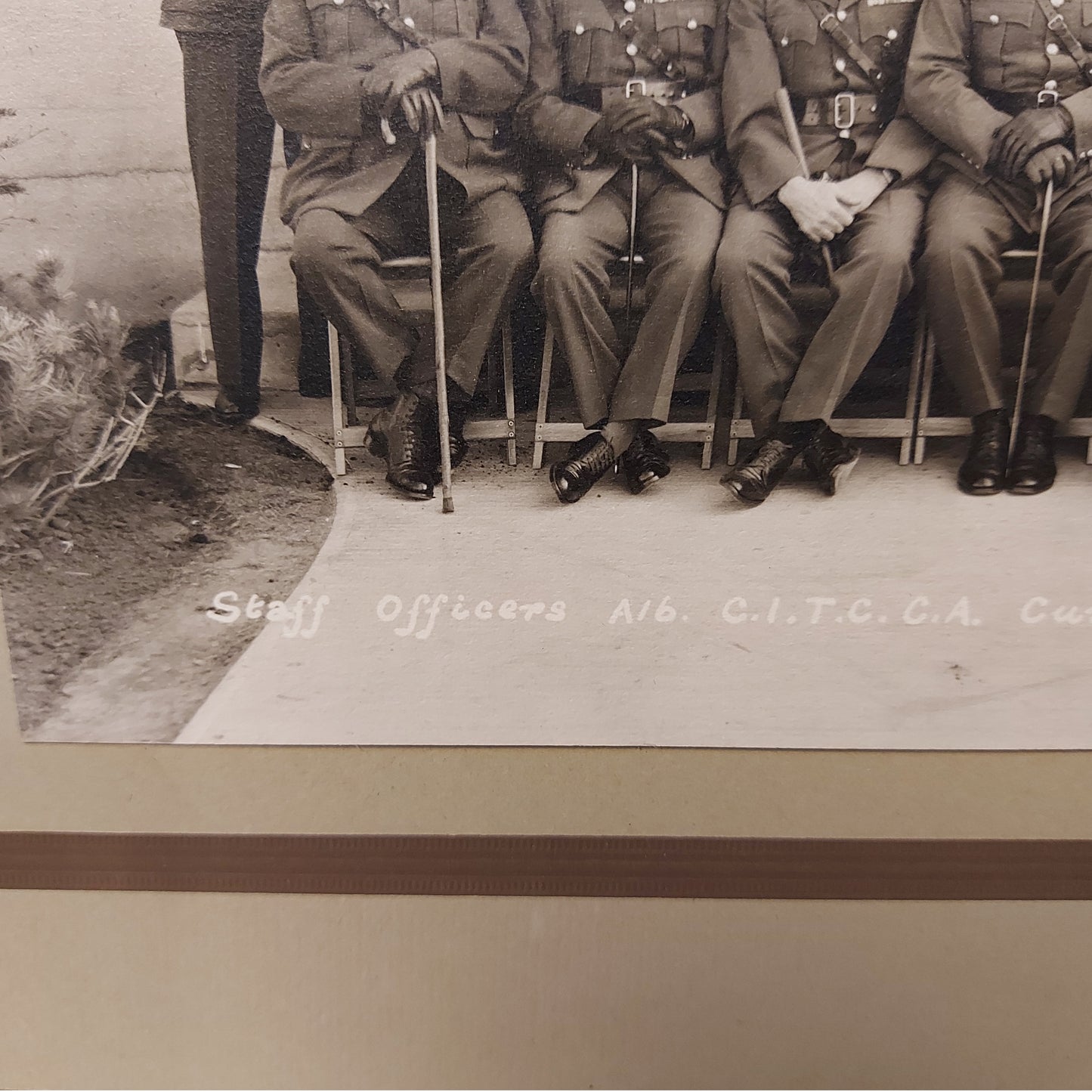 WW2 Staff Officers CITC Currie Barracks Calgary 1943