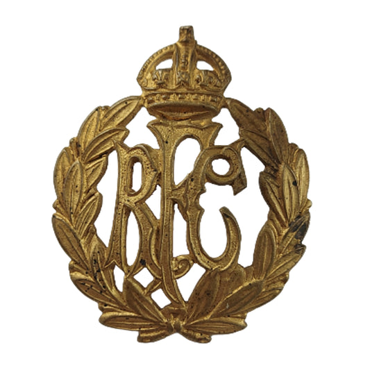 WW1 British Canadian RFC Royal Flying Corps Cap Badge