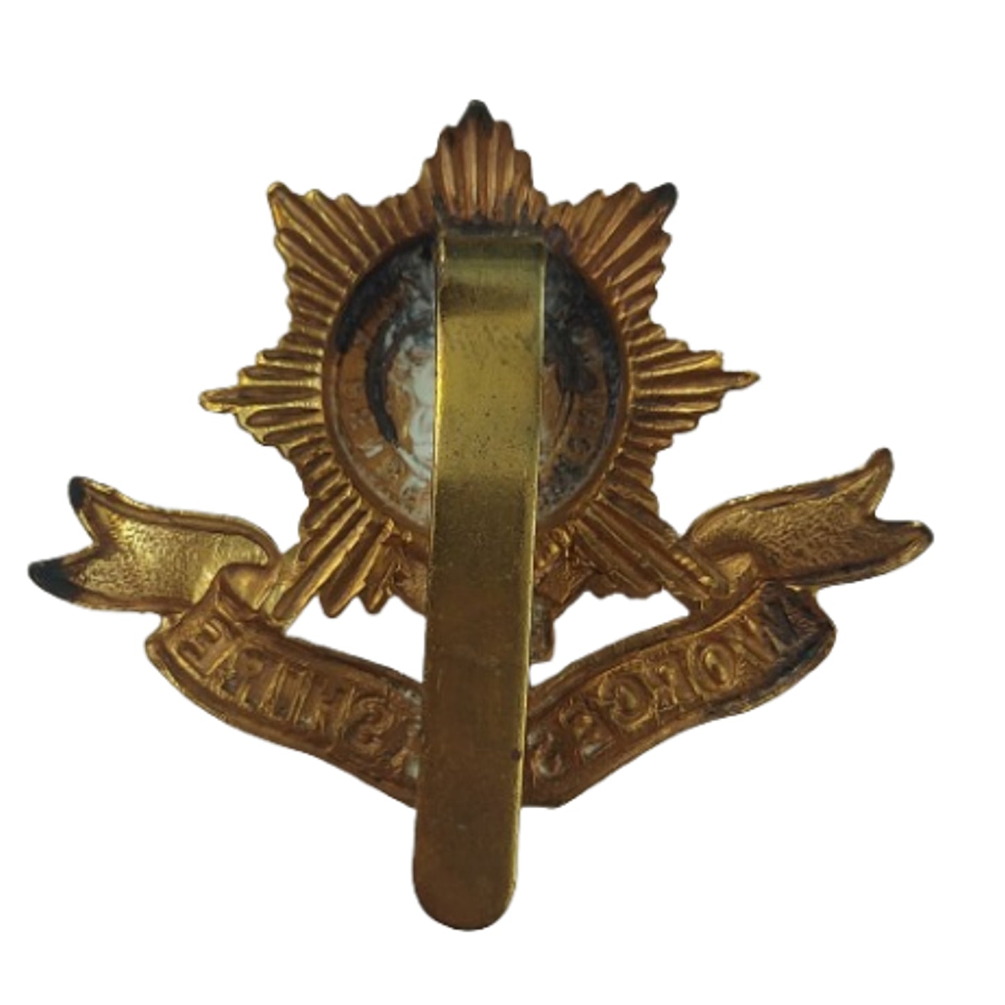 WW2 British Worcestershire Regiment Cap Badge