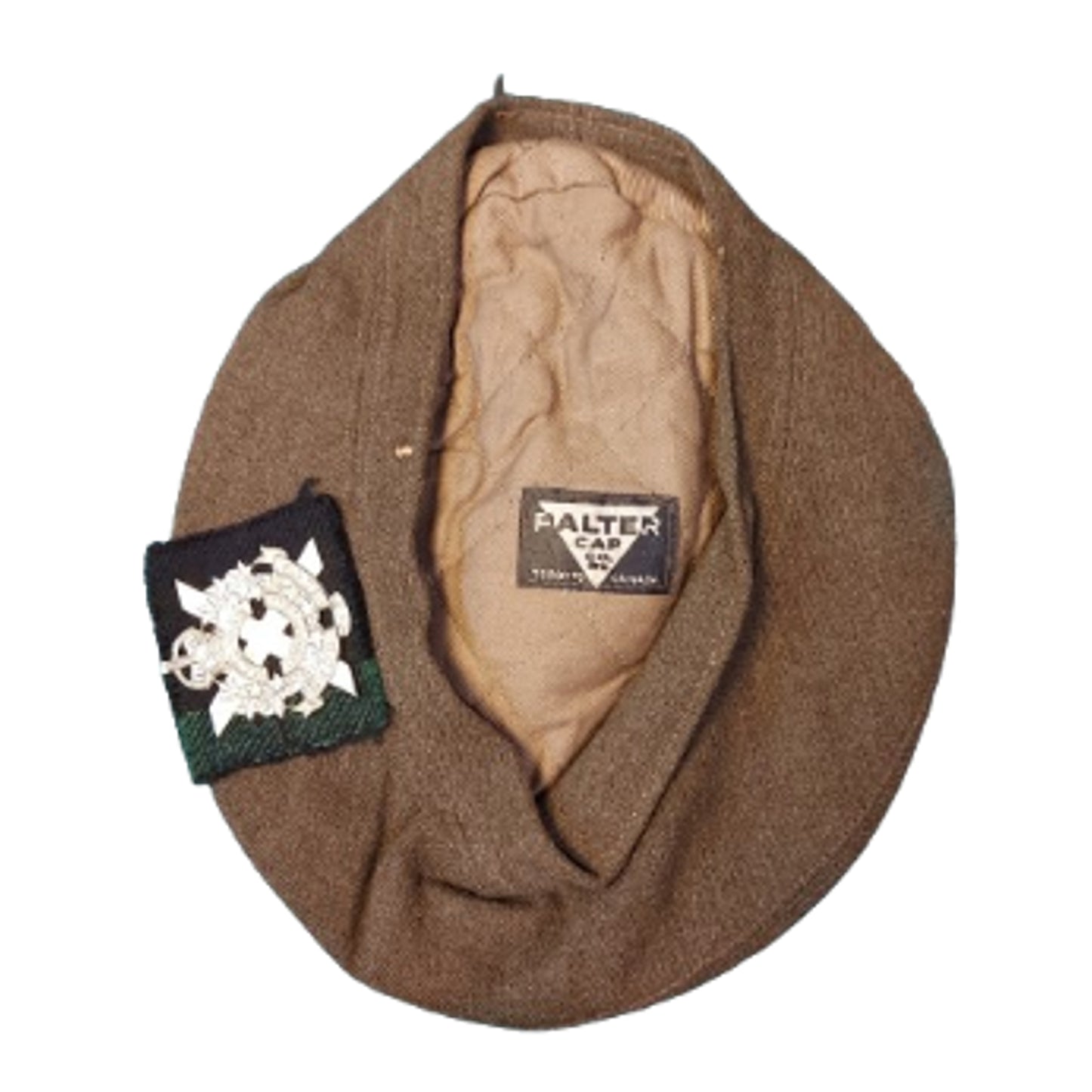 WW2 Canadian Scottish Tam O Shanter With Badge