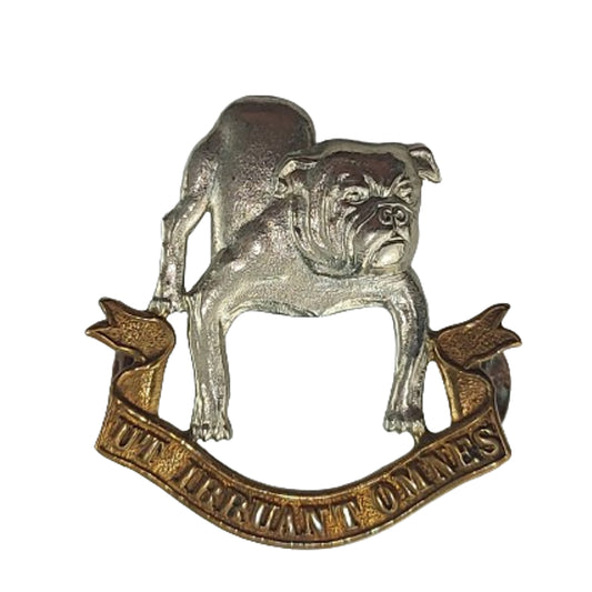 Pre-WW1 Canadian 18th Mounted Rifles Collar Badge -J.R. Gaunt Montreal