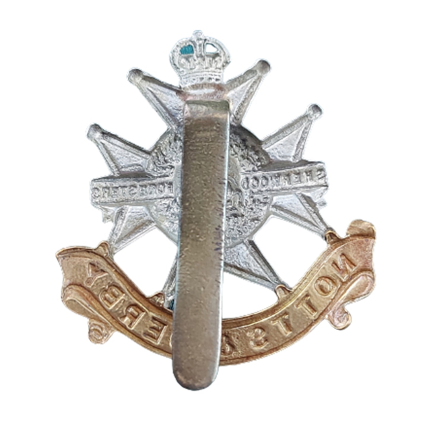 WW2 British Notts And Derby Regiment -Sherwood Forest Cap Badge