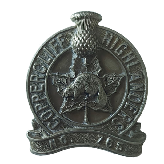 Canadian Coppercliff Highlanders Cadets No 755 Glengarry Cap Badge