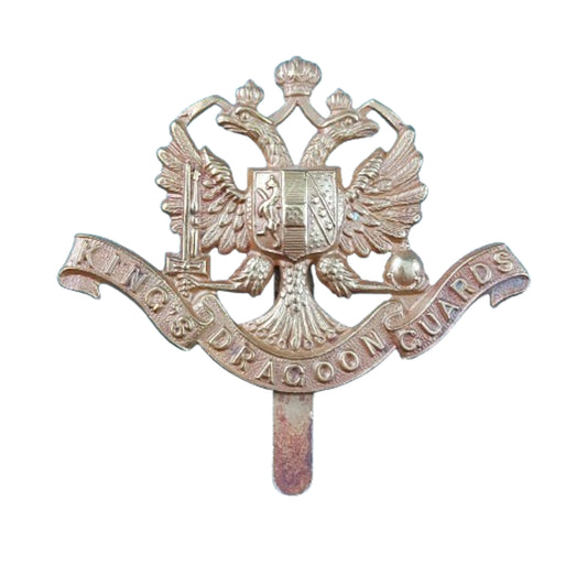 Pre-WW1 British King's Dragoon Guards OR's Cap Badge 1896-1915