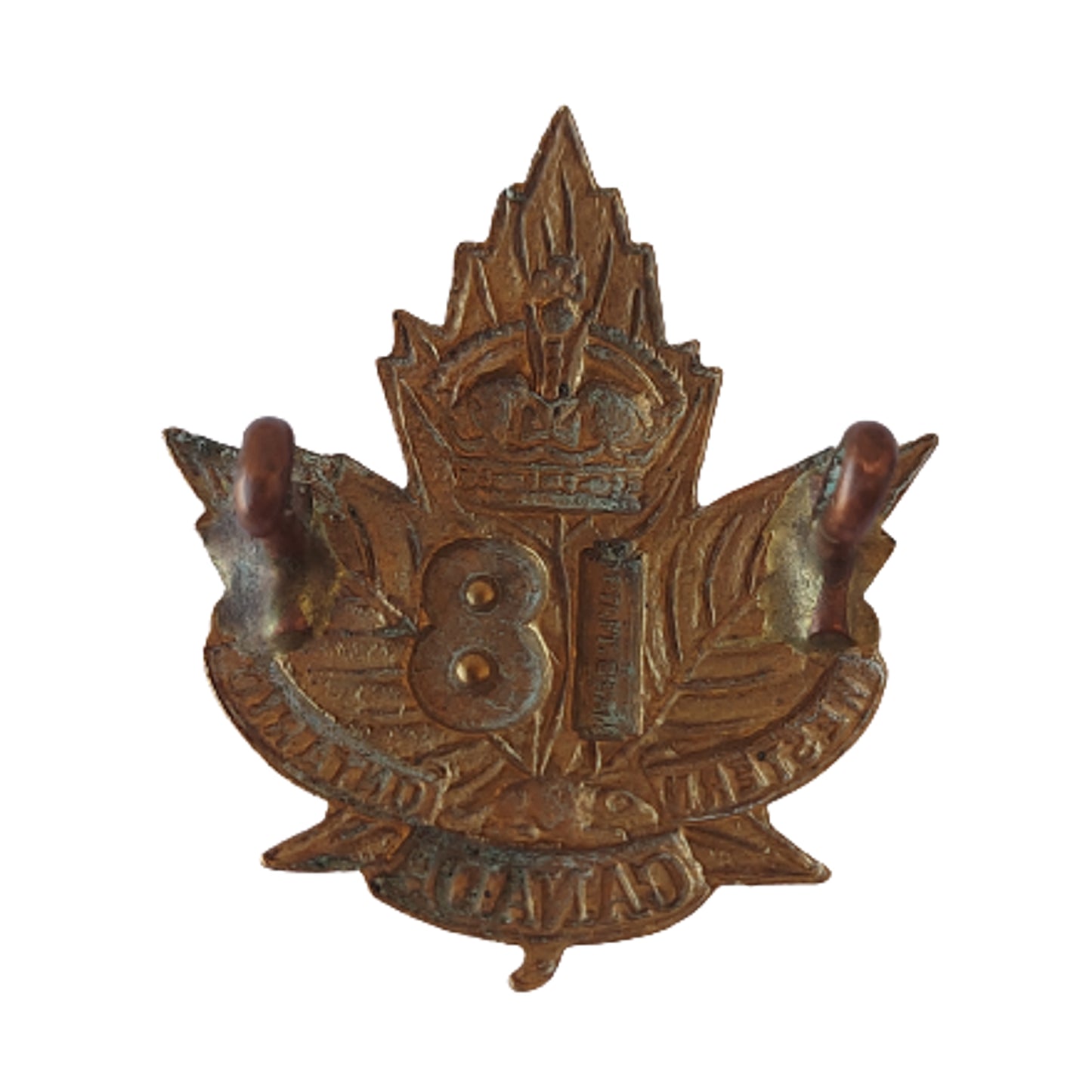WW1 Canadian 18th Battalion Collar Badge -London Ontario